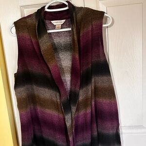 Christopher & Banks Multicolor Striped Cardigan